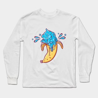 Banana Ice Cream Long Sleeve T-Shirt